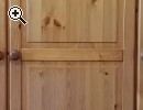 Braue Bettcouch & Kleiderschrank massiv - Vorschaubild 2