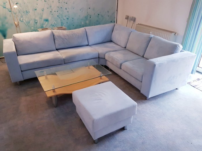 Wohnlandschaft (Ecksofa) Alcantara