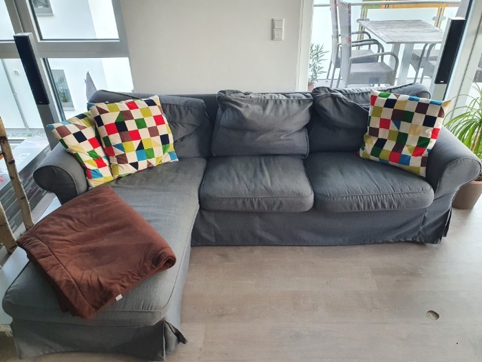 Ektorp 3er Sofa mit 2. Bezug - Selbstabholung